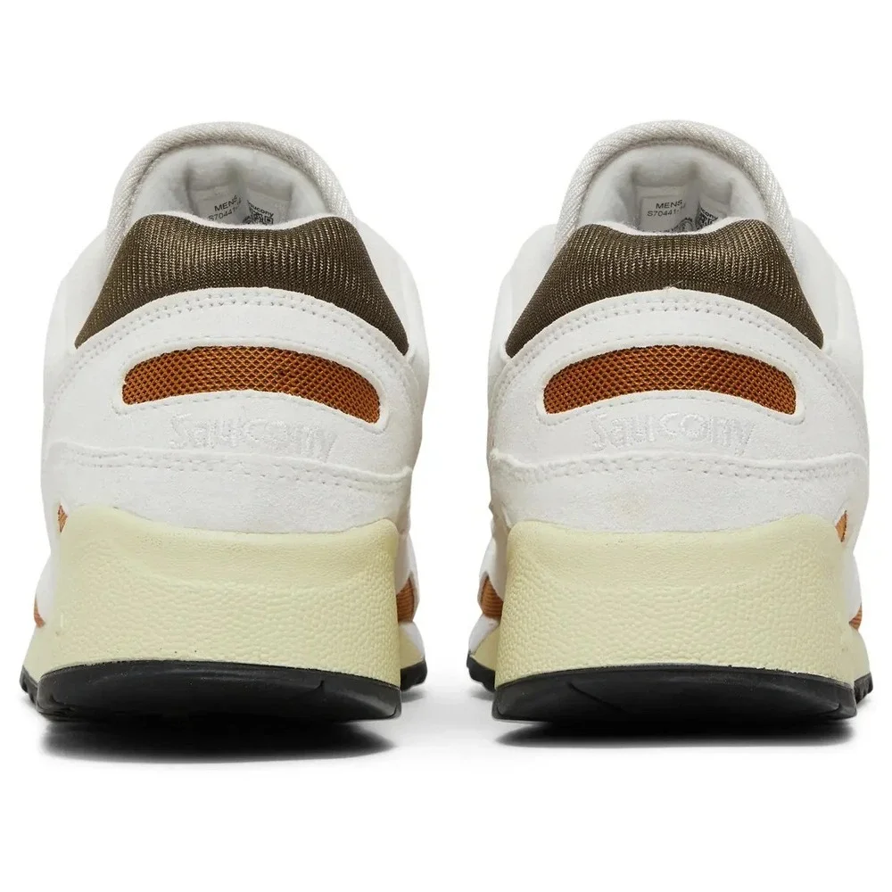 Men's Size 12- Saucony Shadow 6000 Sneakers White/Rust Shoes S70441-60 NEW